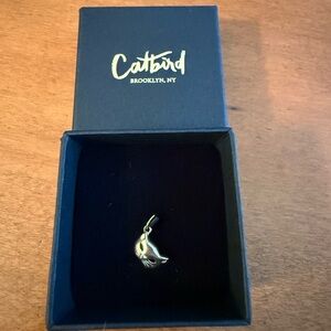 Catbird Kitten Mask Charm, Yellow Gold